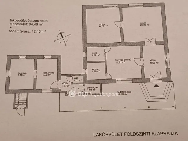 Eladó üdülő és hétvégi ház Jászkarajenő 94 nm