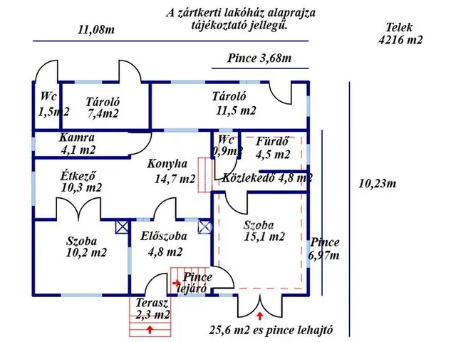 Eladó üdülő és hétvégi ház Nagykőrös, Temetőhegy 95 nm