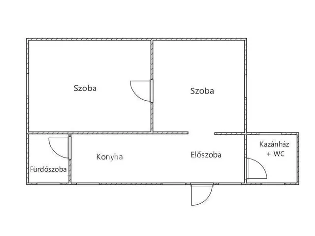 Eladó ház Szentes 55 nm