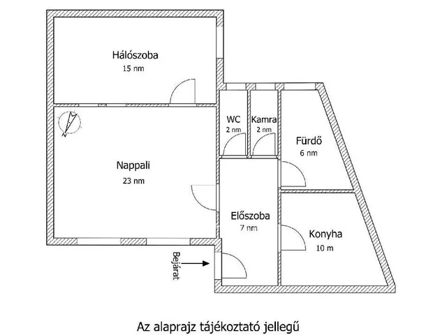 Eladó lakás Budapest II. kerület 65 nm