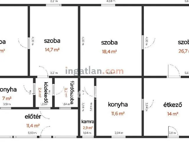Eladó ház Tiszakécske 145 nm