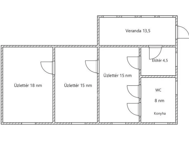 Eladó kereskedelmi és ipari ingatlan Szentes 74 nm