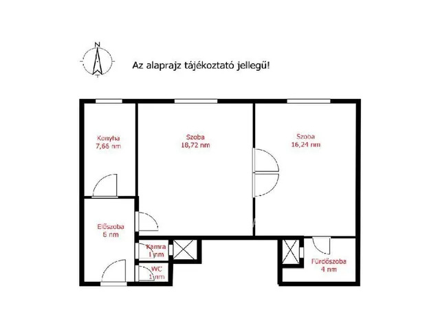 Eladó lakás Budapest XIV. kerület 55 nm