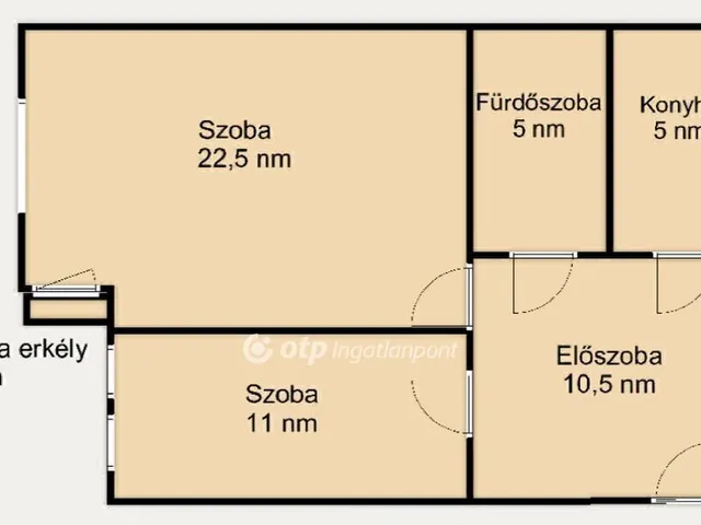 Eladó lakás Budapest VII. kerület 54 nm
