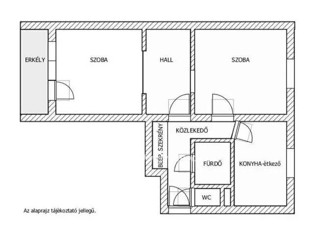 Eladó lakás Csongrád 55 nm