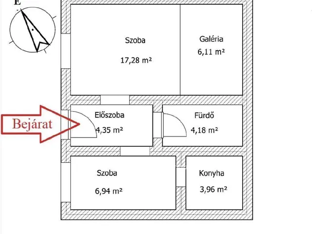 Eladó lakás Budapest VI. kerület 37 nm