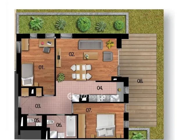 Eladó lakás Budapest XI. kerület, Péterhegy 65 nm