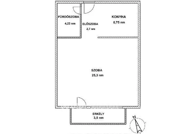 Eladó lakás Budapest XI. kerület, Kelenföld 39 nm