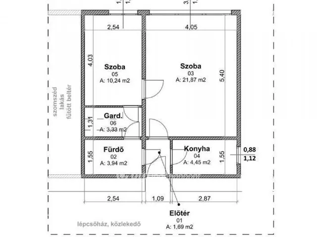 Eladó lakás Budapest XXI. kerület 46 nm