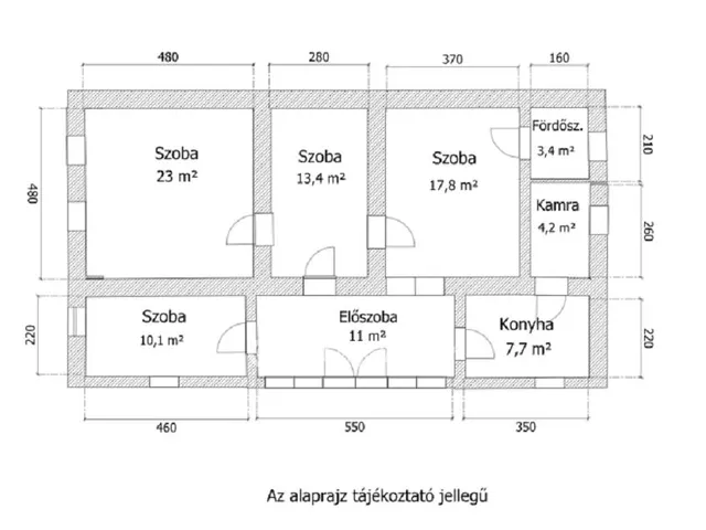 Eladó ház Kunszentmárton 90 nm