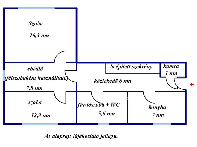 Eladó lakás Szolnok 56 nm