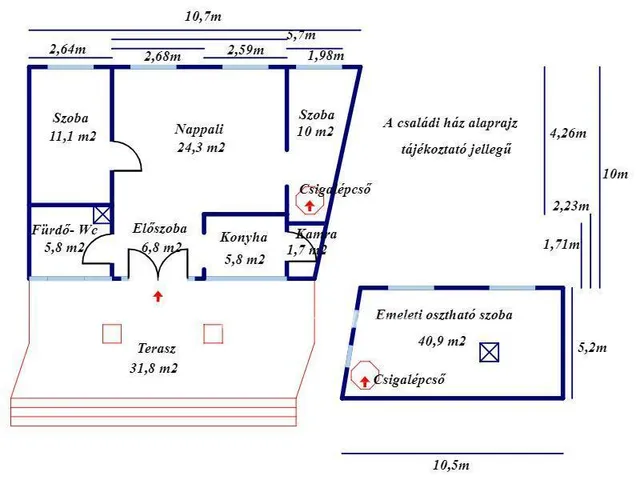 Eladó ház Kecskemét 115 nm