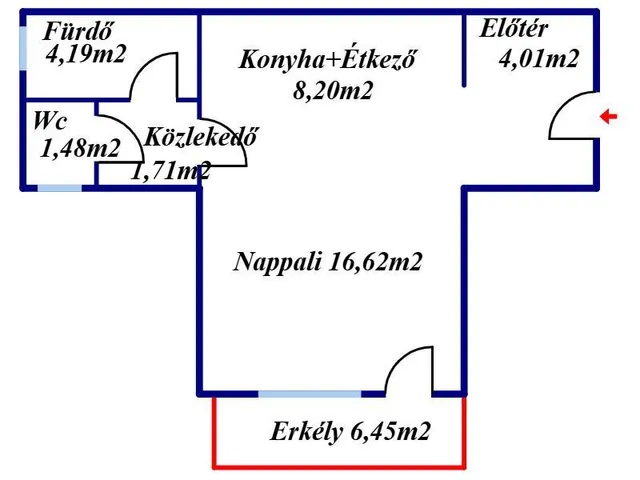 Eladó lakás Kecskemét, Homokbánya 36 nm