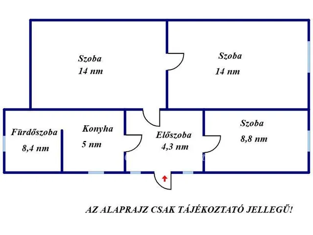 Eladó ház Kunszentmárton 64 nm