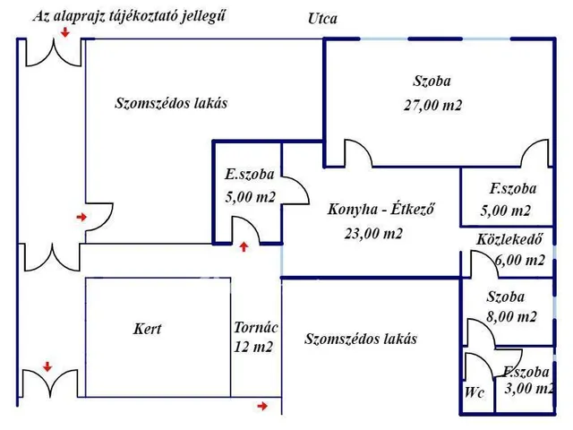 Eladó lakás Gyula 85 nm