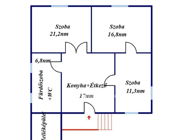 Eladó ház Szolnok 73 nm