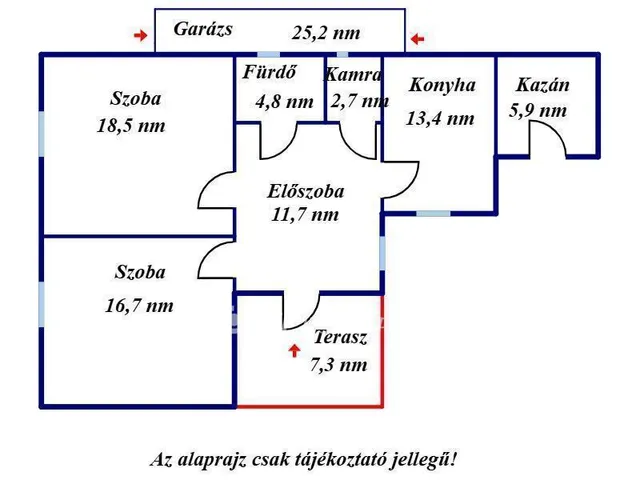 Eladó ház Nagykőrös 67 nm
