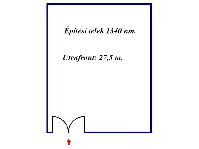 Eladó telek Békéscsaba 1340 nm