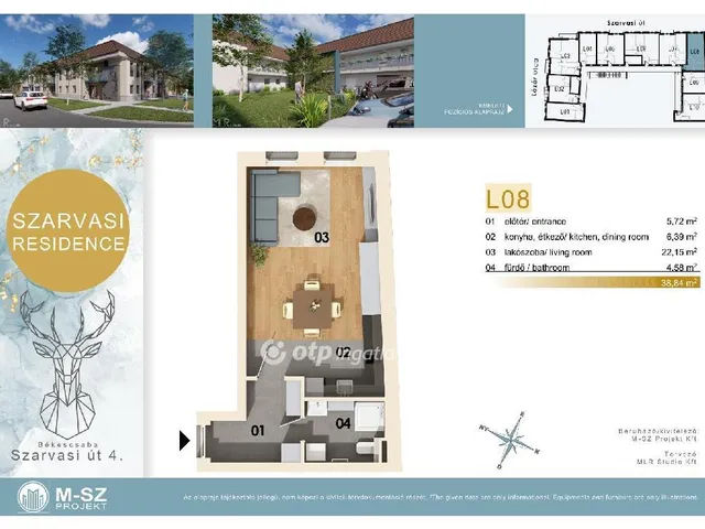 Eladó lakás Békéscsaba 38 nm