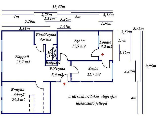 Eladó lakás Kecskemét 98 nm