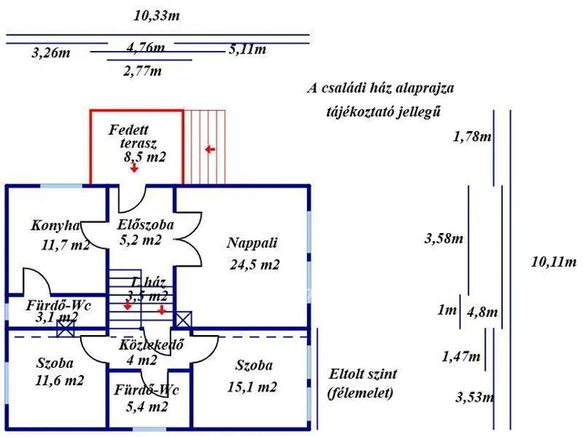 Eladó ház Tiszakécske 120 nm