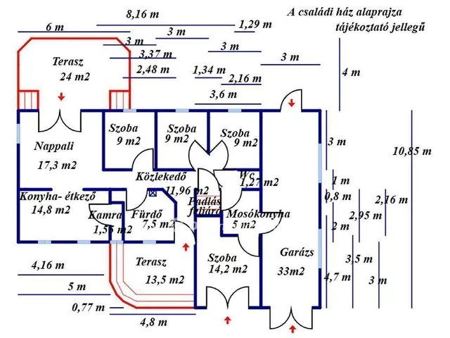 Eladó ház Kiskunfélegyháza 100 nm