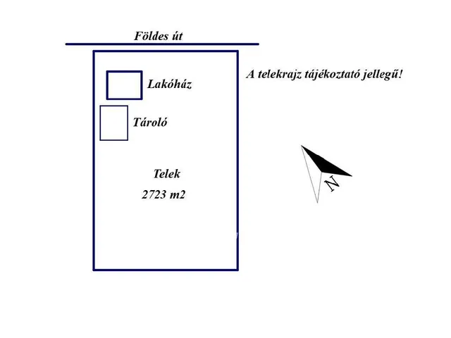 Eladó telek Cegléd 2723 nm