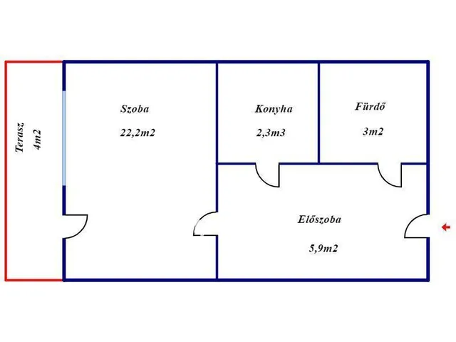 Kiadó lakás Kecskemét 35 nm