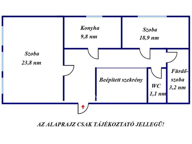 Eladó lakás Lajosmizse 59 nm