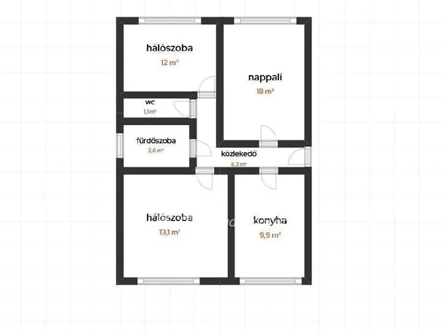 Eladó lakás Cegléd 65 nm