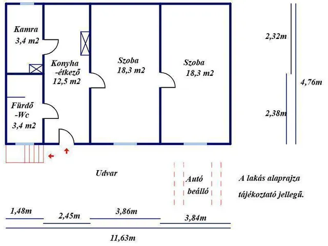 Eladó lakás Kecskemét 58 nm
