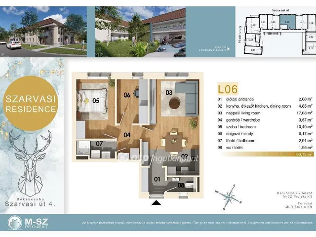 Eladó lakás Békéscsaba 50 nm