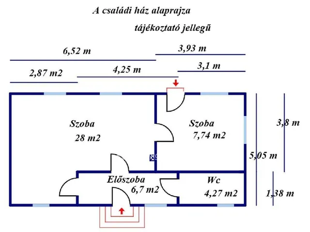 Eladó ház Lajosmizse 46 nm