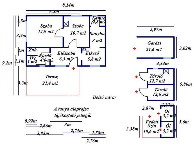 Eladó üdülő és hétvégi ház Tiszakécske 49 nm