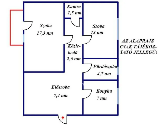 Eladó lakás Kecskemét 57 nm