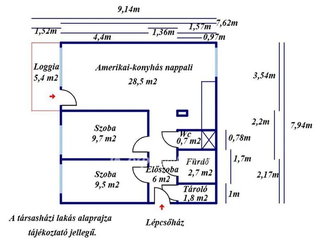 Eladó lakás Kecskemét 62 nm