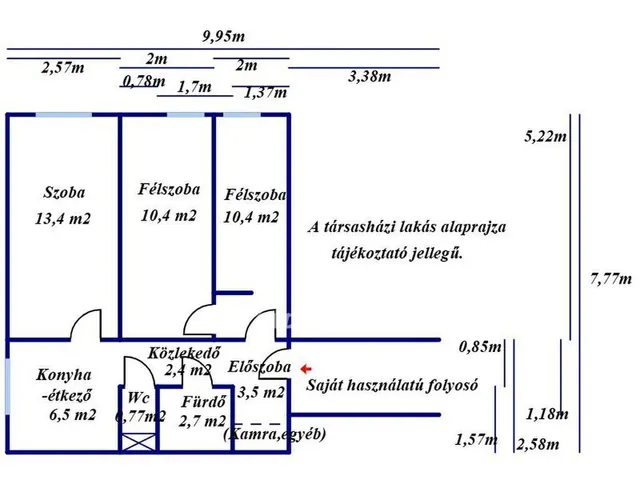 Eladó lakás Kecskemét 50 nm