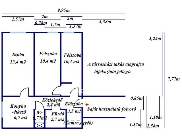 Eladó lakás Kecskemét 50 nm