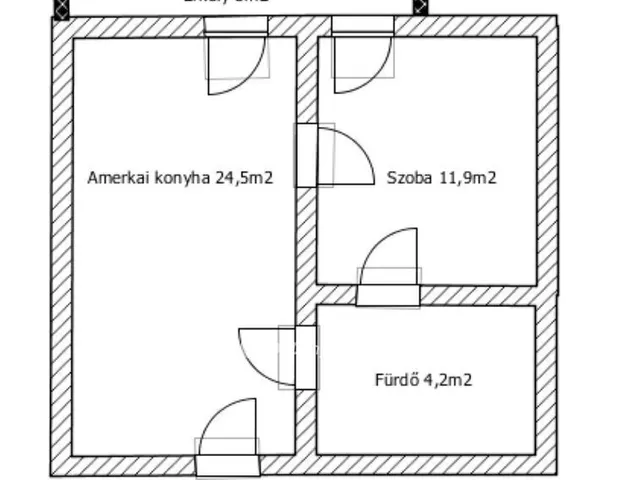Eladó lakás Cserkeszőlő 36 nm