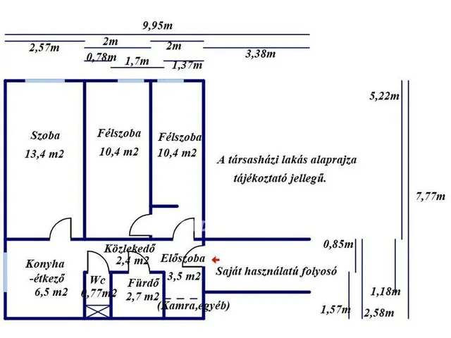 Eladó lakás Kecskemét 50 nm