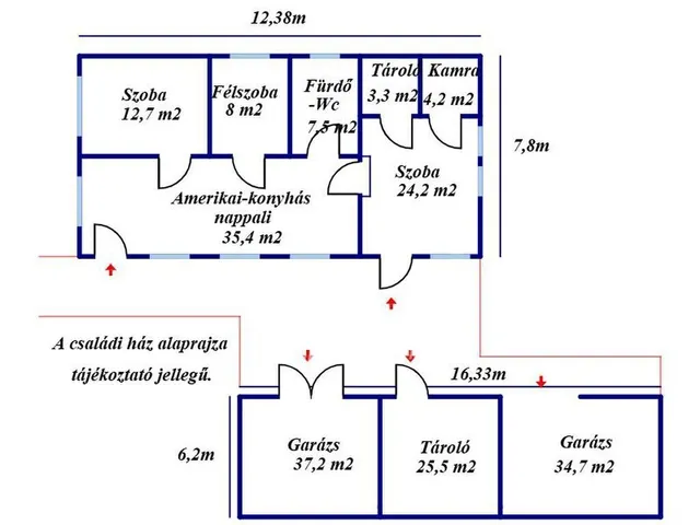 Eladó nyaraló Lajosmizse 95 nm