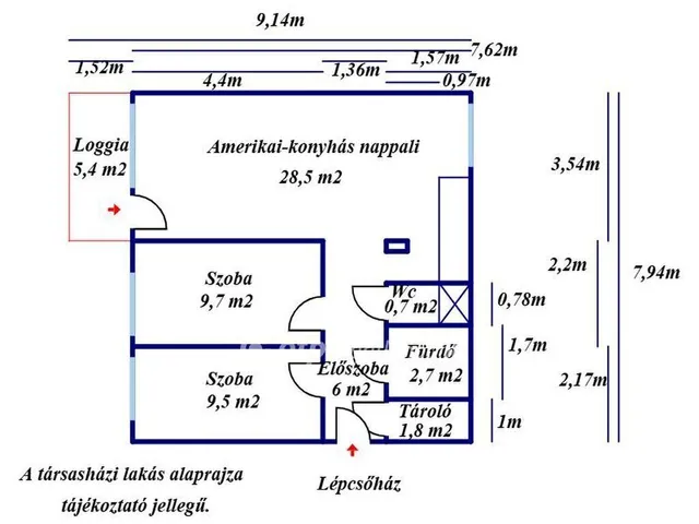 Eladó lakás Kecskemét 62 nm