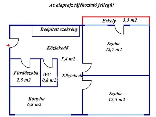 Eladó lakás Kecskemét 54 nm