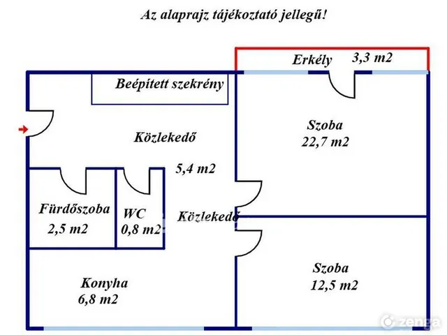Eladó lakás Kecskemét 54 nm