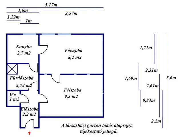 Eladó lakás Kecskemét 27 nm