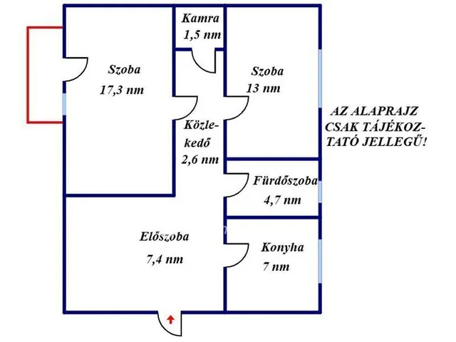 Eladó lakás Kecskemét 57 nm