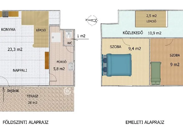 Eladó ház Budapest XXIII. kerület, Soroksár 60 nm