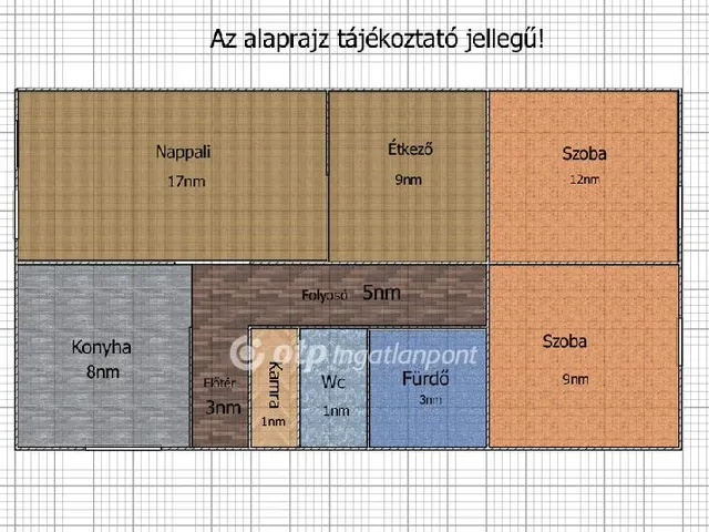 Eladó lakás Budapest XIX. kerület, Kispest lakótelep 67 nm