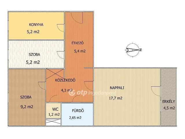 Eladó lakás Budapest XVIII. kerület, Havanna lakótelep 53 nm