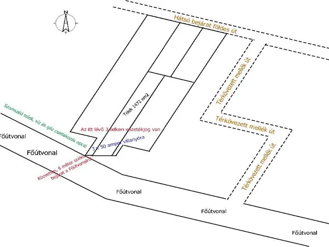 Eladó telek Szigetszentmiklós 1472 nm